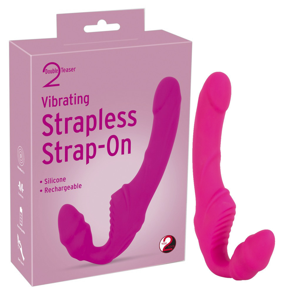 Страпон - Vibrating Strapless Strap-On Sex Aura Київ - фото 1