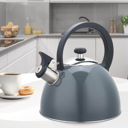 Чайник 2,5л металевий MR-1302-GREY Basic Maestro Житомир - изображение 4