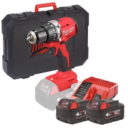Дрель-шуруповерт аккумуляторная ударная бесщеточная Milwaukee M18 BLPDRC-402C 18 В, 60,5 Н·м, 2 АКБ 4 А·ч Киев - изображение 5