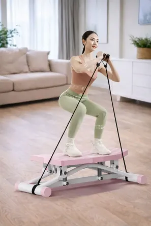 Многофункциональный складной балансировочный тренажер с цифровым дисплеем + Эспандеры TR-21 Коломыя