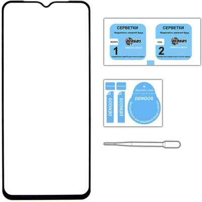 Стекло защитное Dengos Full Glue Xiaomi Redmi 12 (black) (TGFG-296) Винница