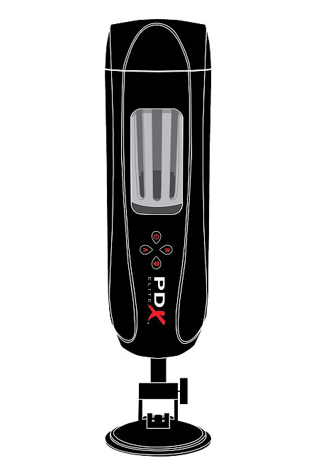 Мастурбатор с вибро Pipedream PDX Elite Ultimate Milker 2 черный, 27 см Sex Aura Киев - изображение 2