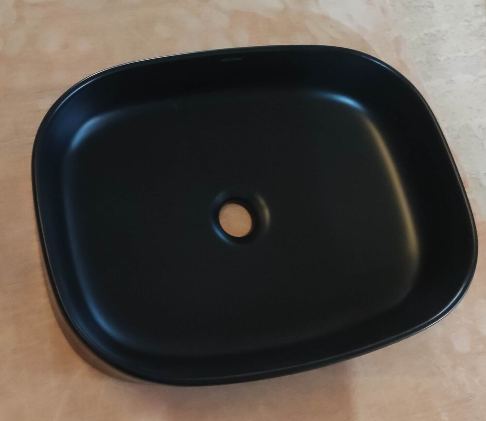 Раковина накладна Mixxus Premium BEVEL-0103 BLACK 510х370х120mm   ( MP6520 ) 30453 Харьков - изображение 6