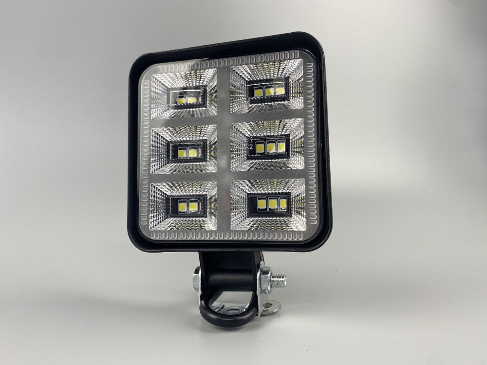 Фара LED квадратна 48W 6000K (18 діодів) (8.5 см х 8.5 см х 1.5 см) Mini Мукачево - фото 9