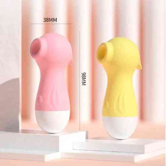 Клиторальный вакуумный вибратор Wo-sex Lilo (вуманайзер) USB - Розовый – Вибраторы Винница