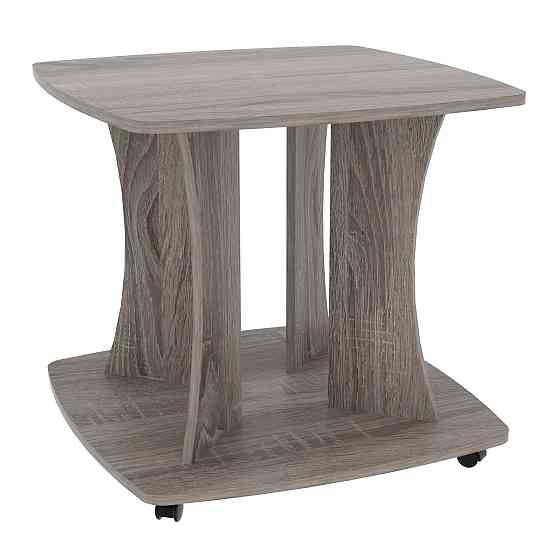 Стол журнальный Квант, Дуб Сонома Трюфель, 650/650/550 Львов