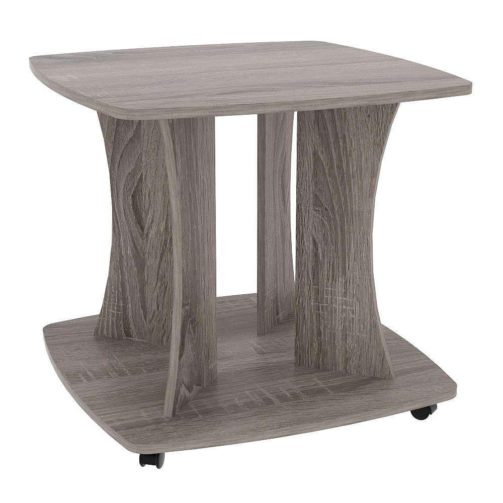 Стол журнальный Квант, Дуб Сонома Трюфель, 650/650/550 Львов - изображение 1