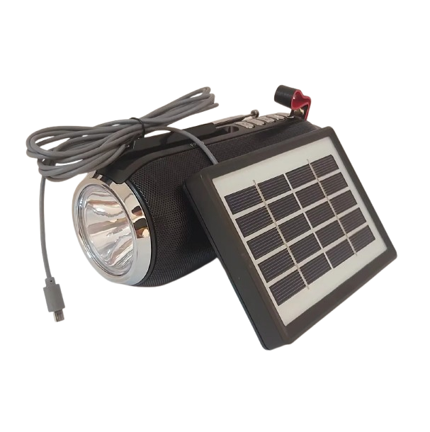 Портативная колонка FP-30-S с солнечной панелью и фонарем Винница - изображение 7