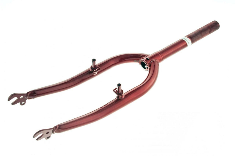 Вилка велосипедная жесткая (c креплением V-brake, 20) (красная) Мукачево - изображение 1