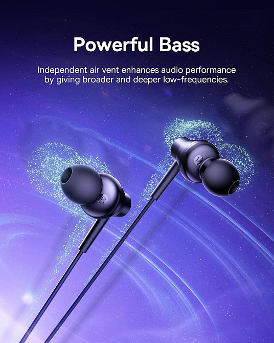 Навушники Baseus Encok CZ11 Wired Earphones Cluster Black Київ - фото 8