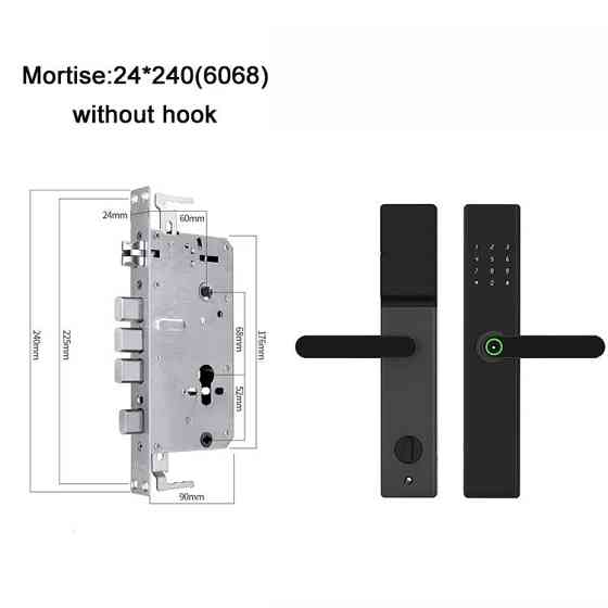 Умный дверной замок кодовый с Wi-Fi, отпечатком пальца и ключ-картой,KHS-D11 Каменец-Подольский