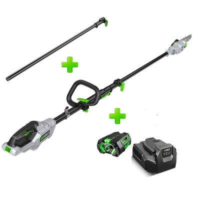 Ланцюгова пила EGO висоторіз PS1003E KIT, 56В, шина-25см, карбон, 4Ah (F840033003) Вінниця - фото 6