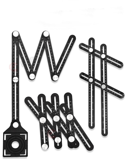 Шаблометр,шаблон для плитки,локатор для плитки,линейка шабломер,шаблон для разметки плитки JNZ (20015286) Киев - изображение 2