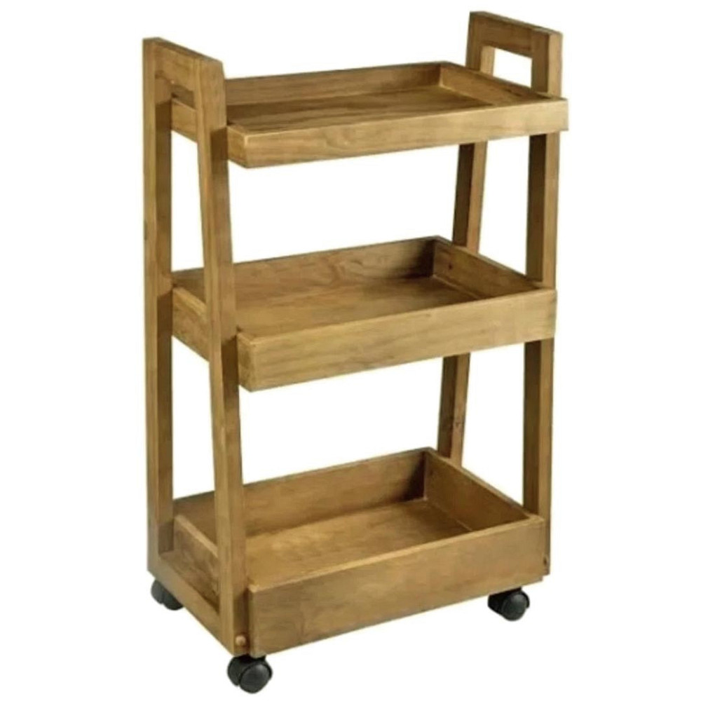 Етажерка для ванної на коліщатах "Омалітера" сієна Миколаїв - фото 1