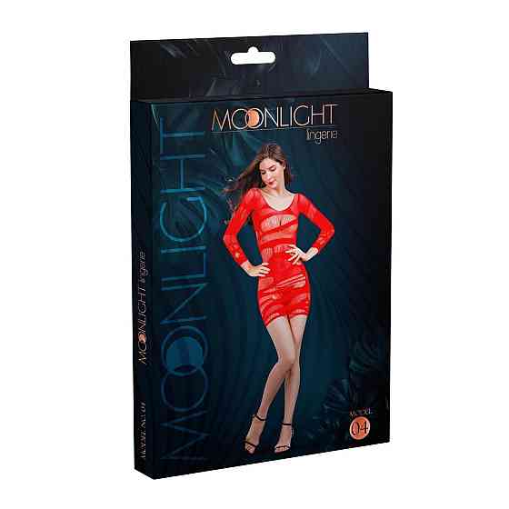 Напівпрозора сукня Moonlight Model 04 XS-L Red Sex Aura Київ