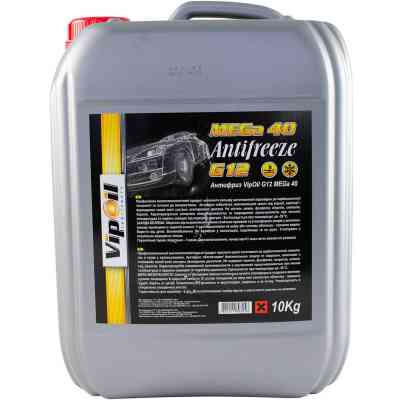 Антифриз VIPOIL G12 MEGA 40 red 10 кг (701432) Винница