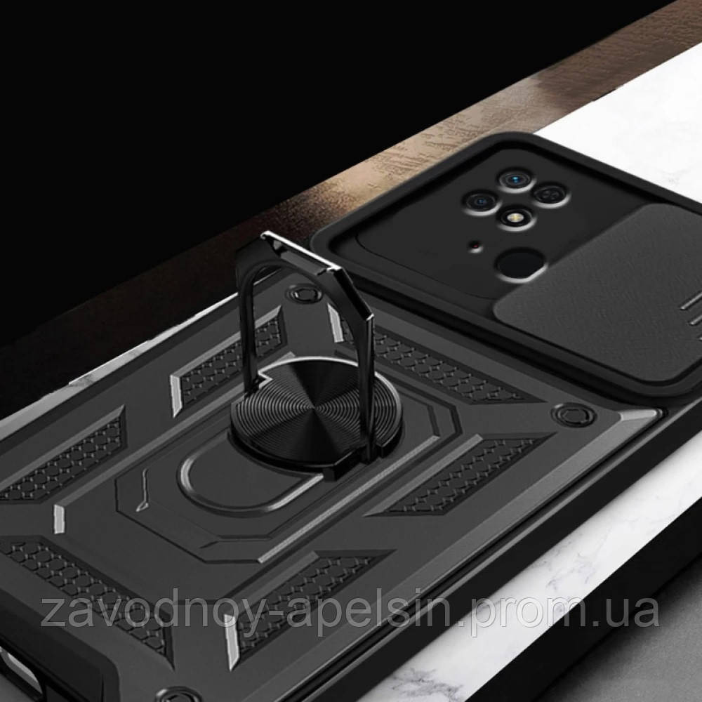 Xiaomi Redmi Note 11 Pro Чехол противоударный (шторка + кольцо) Одесса - изображение 3