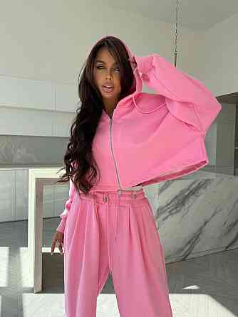 Женский прогулочный костюм двойка: кофта и штаны турецкая двунитка Одесса