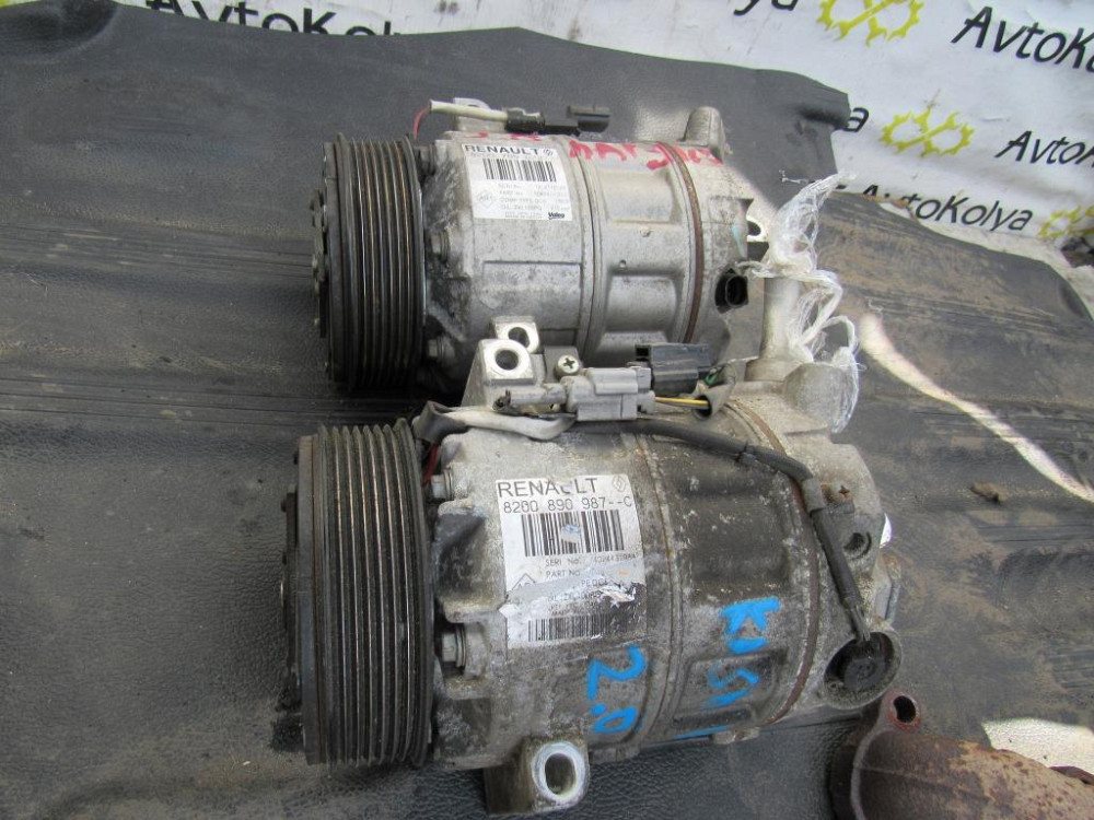 Компресор кондиціонера Renault Laguna III 2.0 DCi 2007-2015 (8200890987) Ковель - фото 1