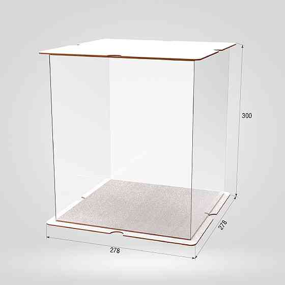 Коробка для тортів, квітів та подарунків EKOSTAR 250х250х300 Київ