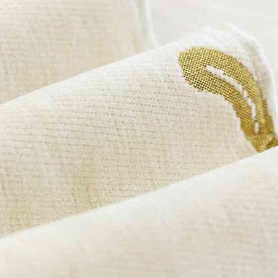 Плед покрывало на диван или кровать,чехол накидка 180х230 см для мягкой мебели см желтый с белым Каменец-Подольский