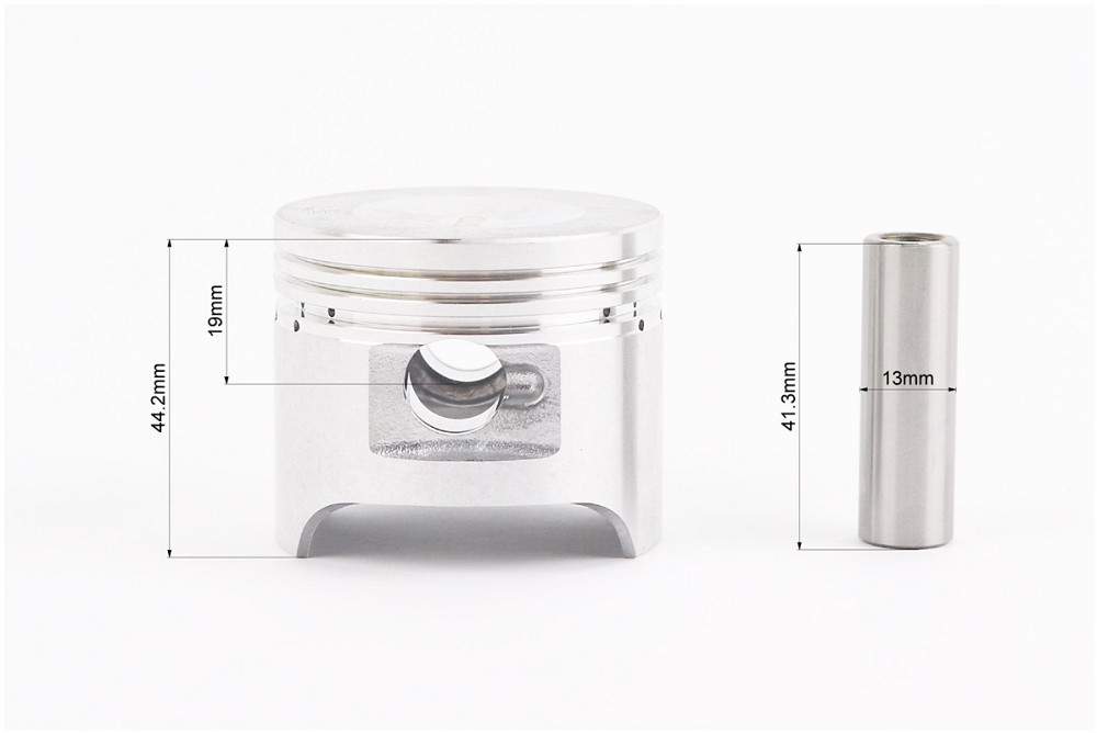 Циліндр к-кт (цпг) 125cc-52,4мм (палець 13мм, висота циліндра 78,3мм, висота поршня 44мм) Київ - фото 6