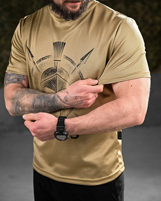 Тактична потовідвідна футболка OBLIVION Ares coyot ДЛ7054 Одеса - фото 4