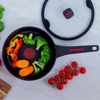 Сковорода Magio Лита з кришкою 24 см (MG-1170) Винница - изображение 4