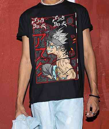 Футболка аниме Блич оверсайз (S/M/L) Черний AnimeJ0898 Днепр