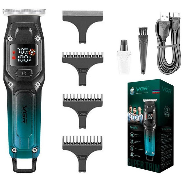 Набір машинок для стрижки, Акумуляторна машинка для стрижки і укладання волосся Тример скронь AR-56 Івано-Франківськ - фото 1