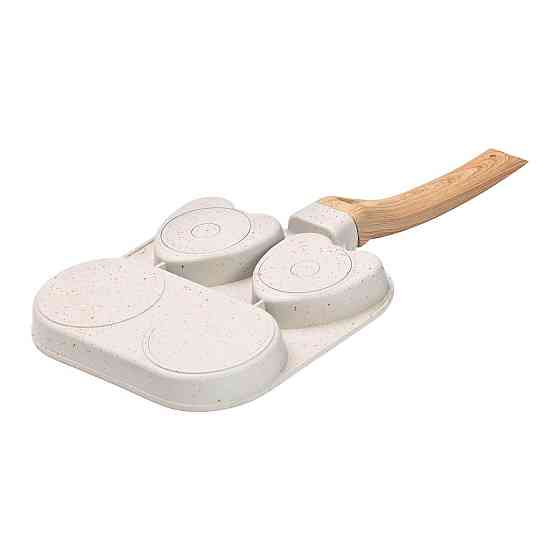 Квадратна сковорода на 3 секції з антипригарним покриттям Київ