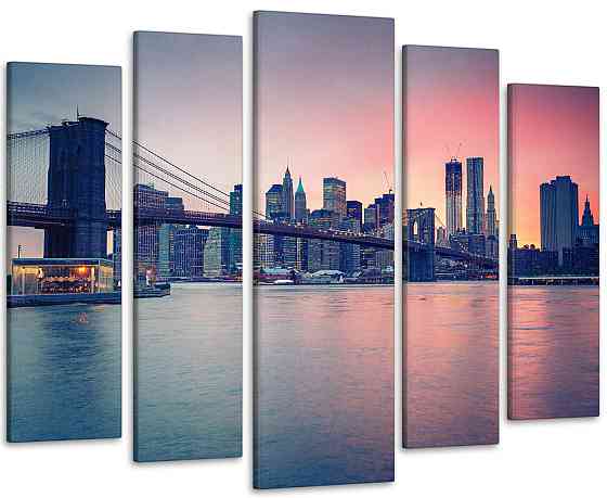 Модульная картина Мост Закат Art-99_5 105x150 см Киев