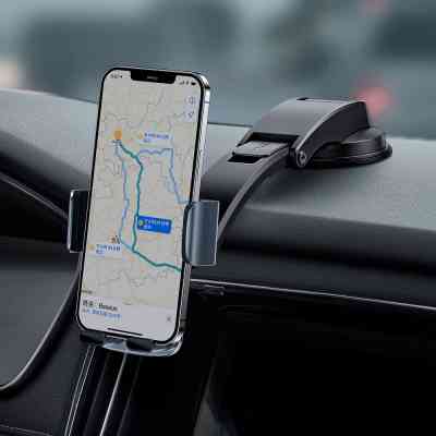 Універсальний автотримач Baseus Easy Control Clamp Car Mount Holder (A Set) Black (SUYK000001) Вінниця