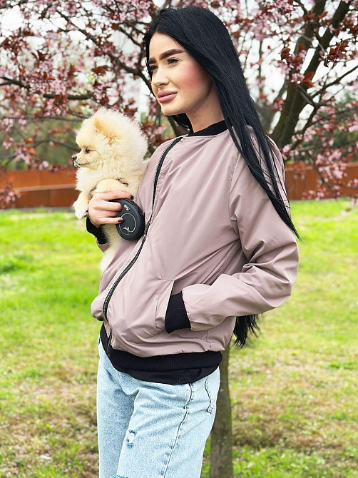 Жіноча вітровка з щільної плащівки "Leland" оптом | Розпродаж моделі Капучіно, 42-44 Київ - фото 2