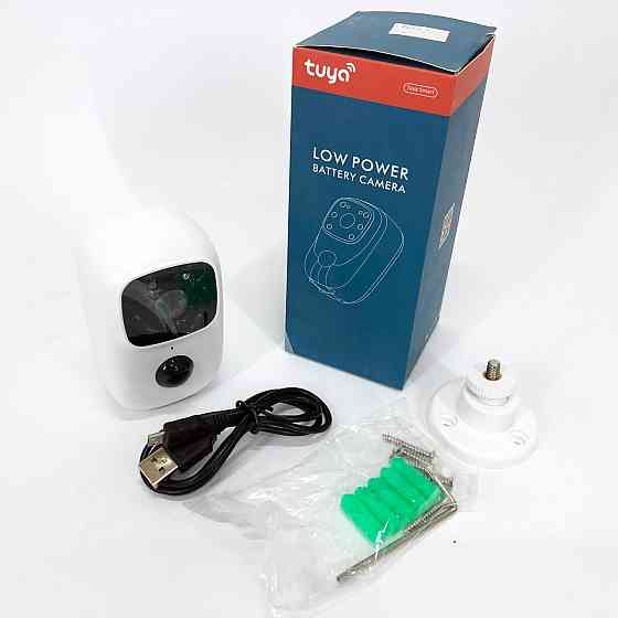 Камера видеонаблюдения Smart wifi приложение Tuya работает EH-420 от 2x18650 Киев