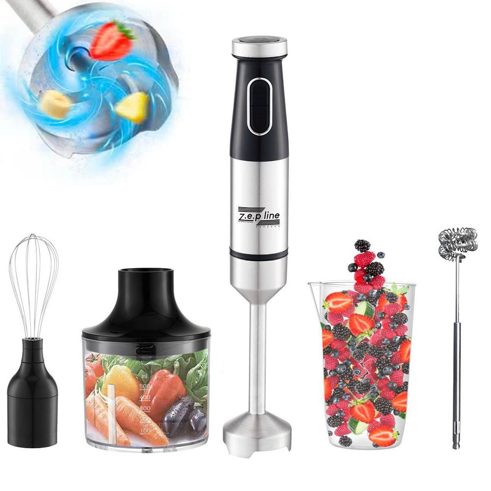 Погружной блендер 5в1,1500Вт,от сети,ZP-143 SBR Киев - изображение 1
