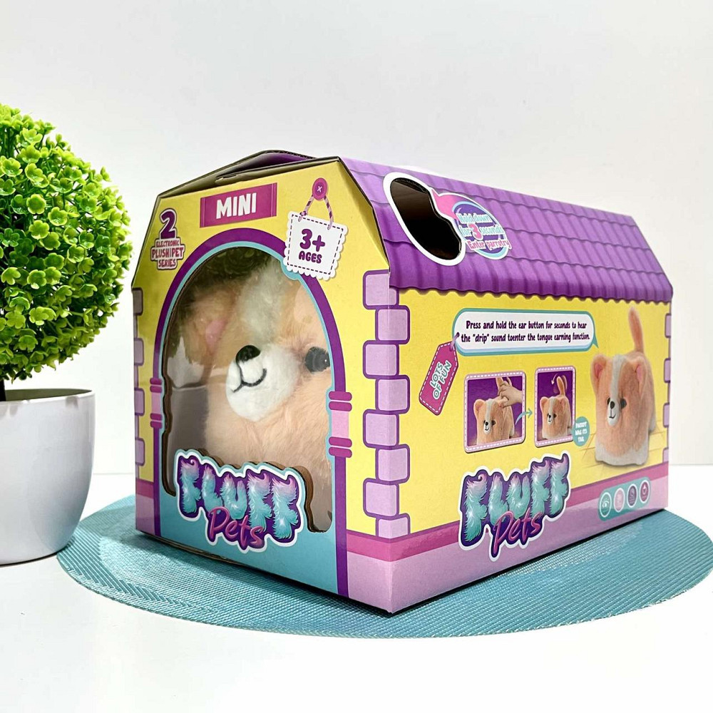 Собачка інтерактивна рухає хвостом моргає очима запис голосу Рожевий (M 17049) Чернигов - изображение 3