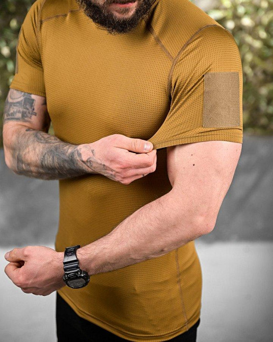 Комплект тактический  футболок  койот ДЛ7041 Одесса - изображение 11