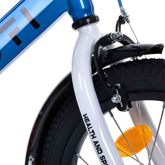 Велосипед дитячий MB 16022-1, 16 дюймів, синьо-білий Вінниця