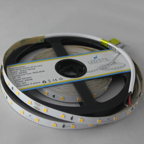 LED-STIL LED стрічка LED-STIL 3000K, 6 W, 2835, 64 шт, IP33, 24V, 850LM Киев