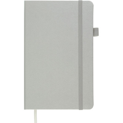 Книга записная Buromax Etalon 125x195 мм 96 листов в клетку обложка из искусственной кожи Серебряная (BM.291160-24) Винница - изображение 1