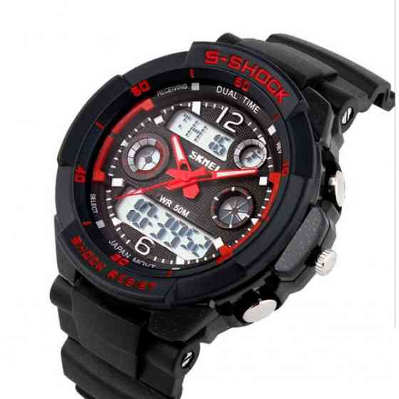 Чоловічий спортивний годинник Skmei S-Shock 0931 Red Вінниця