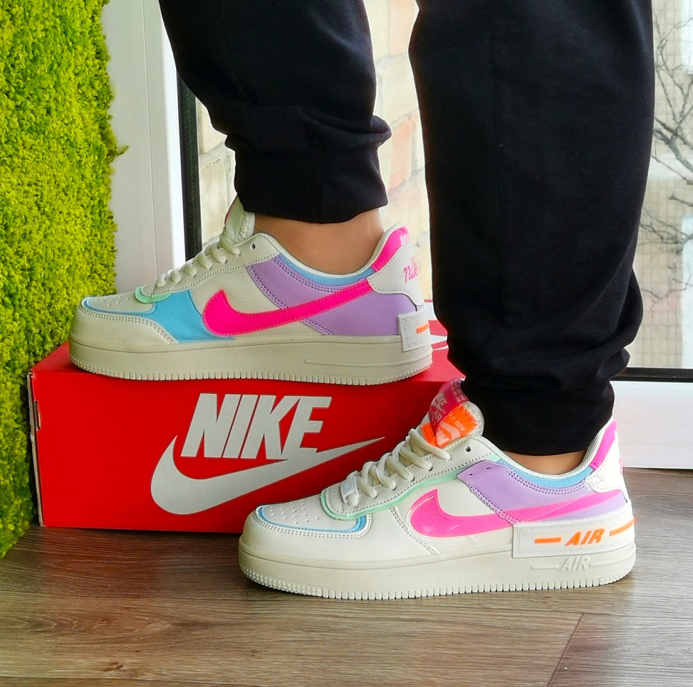 Кроссовки Nike Force Белые Женские Кожаные Найк Форсы (размеры: 36,37,38,39,40,41) Видео Обзор - 51 Днепр - изображение 1