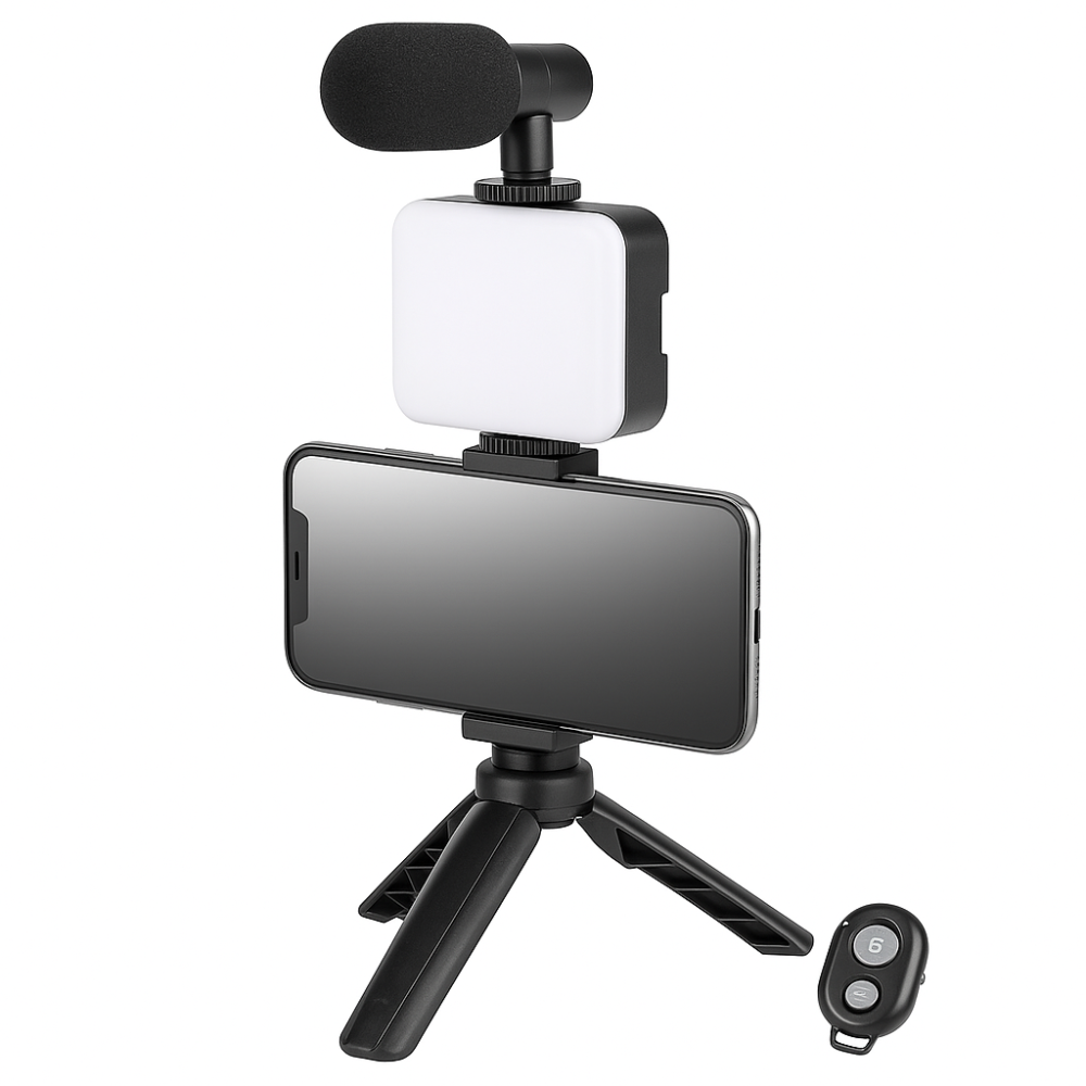 Селфи лампы, Наборы для блогеров и влогеров, Кольцевой свет с поддержкой для смартфона PM-70 Киев - изображение 17