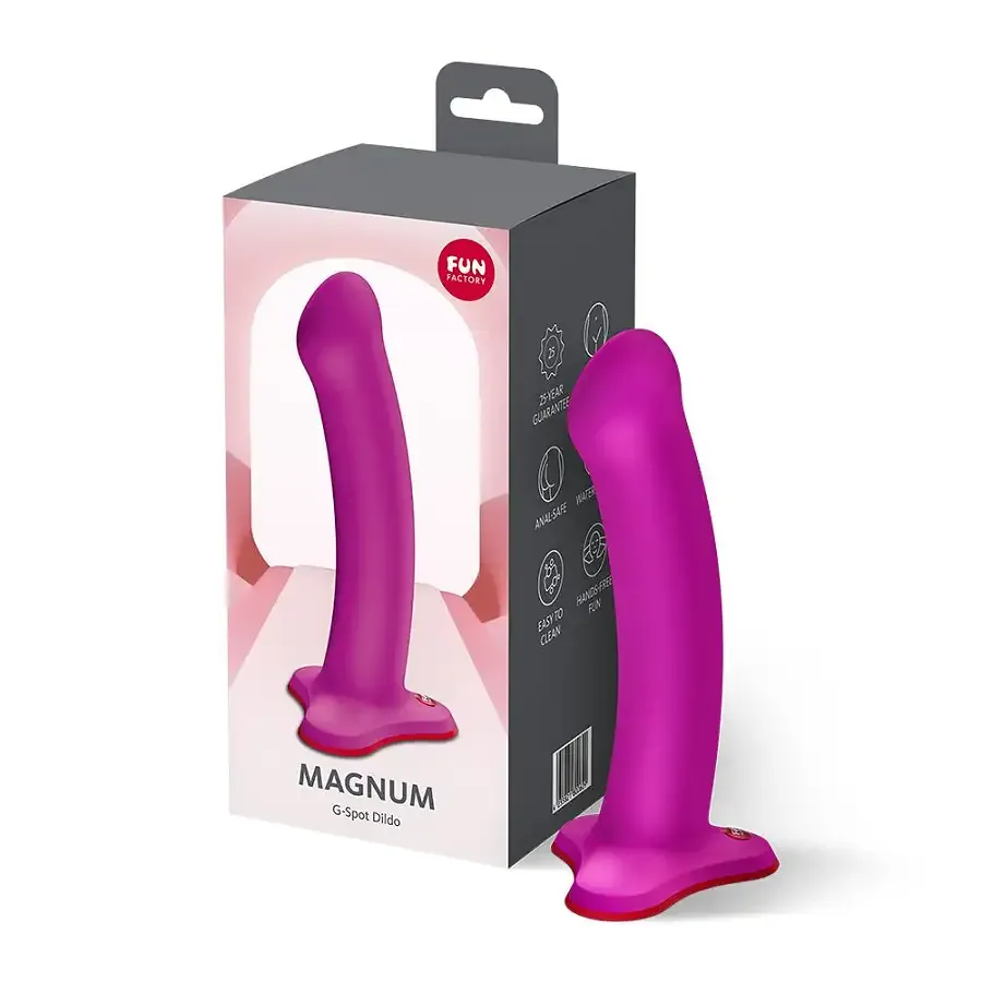 Фаллоимитатор Fun Factory MAGNUM Blackberry, очень гибкий, длина 18,3 см, диаметр 3,7 см Львов - изображение 4
