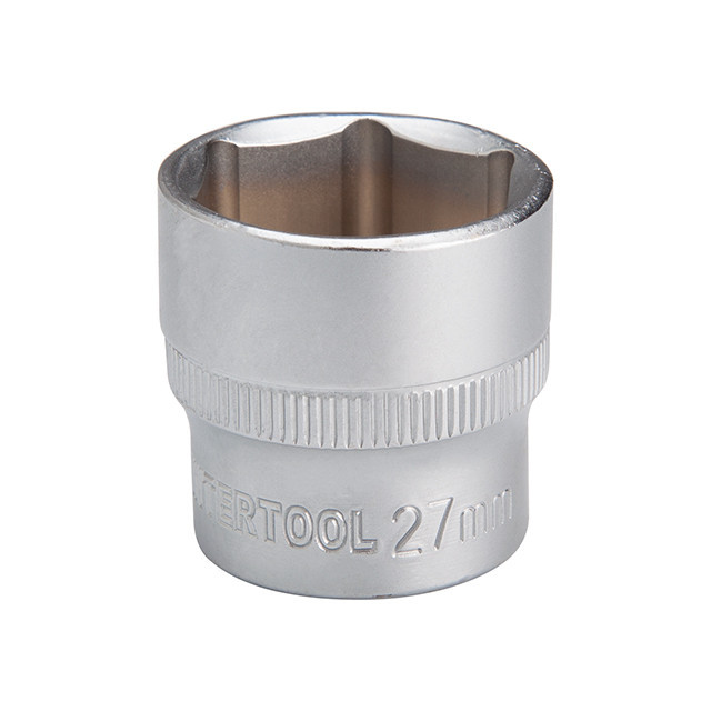 Головка шестигранна 1/2", 27мм*42мм. INTERTOOL ET-2027 Київ - фото 2