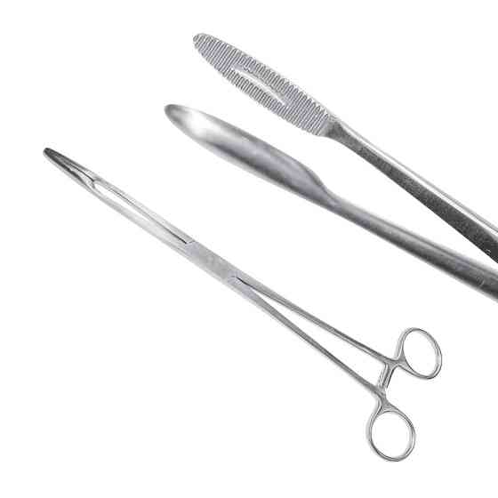 Затискач Gross-Maier прямий 25 cм (корнцанг), J-18-046 Дніпро