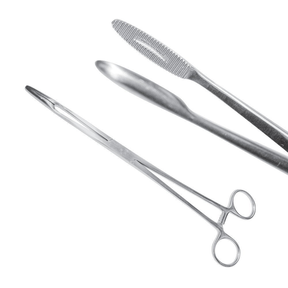 Затискач Gross-Maier прямий 25 cм (корнцанг), J-18-046 Дніпро - фото 1