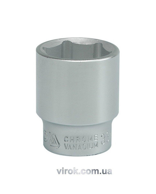 Головка торцева 6-гранна YATO: квадрат 3/4", М= 33 мм, L = 55 мм [8/48] Одеса - фото 1