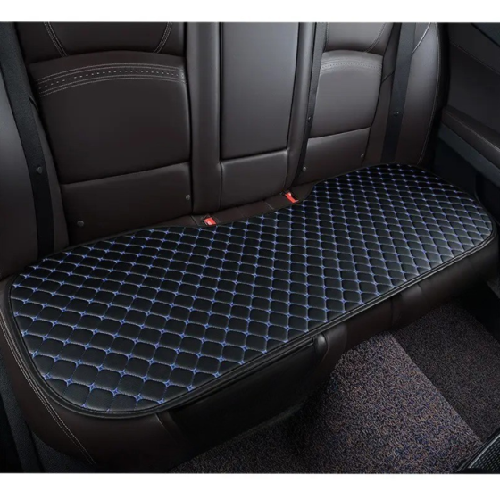 Комплект чехлы в автомобиль на переднее и заднее сиденье универсальные,авточехлы на 3 шт,цвет черно-синий Каменец-Подольский